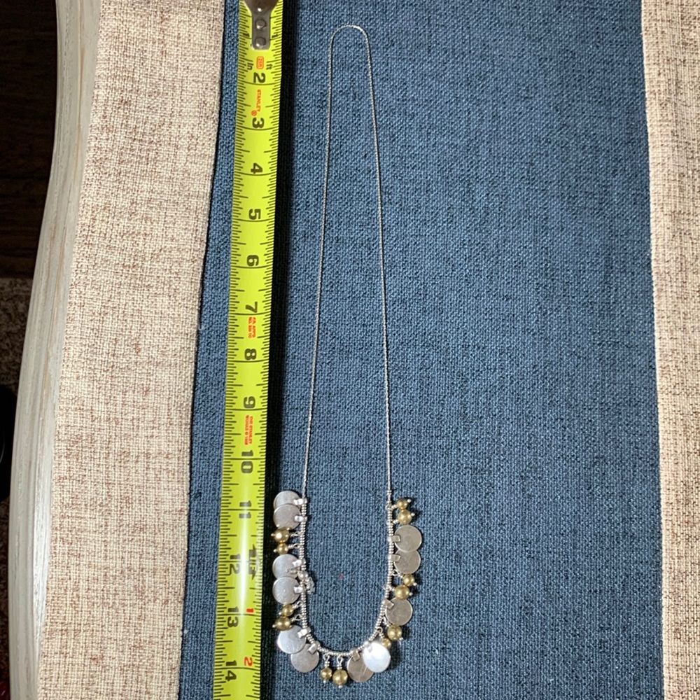 Silver/gold necklace